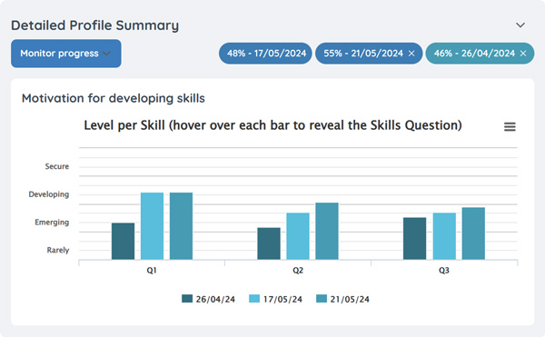 Detailed summary profile screenshot