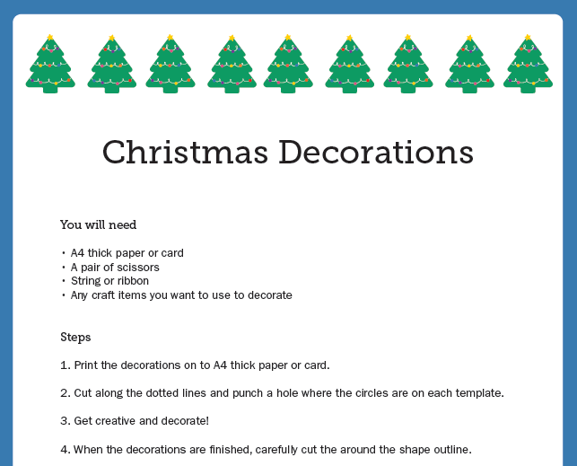 Christmas decorations